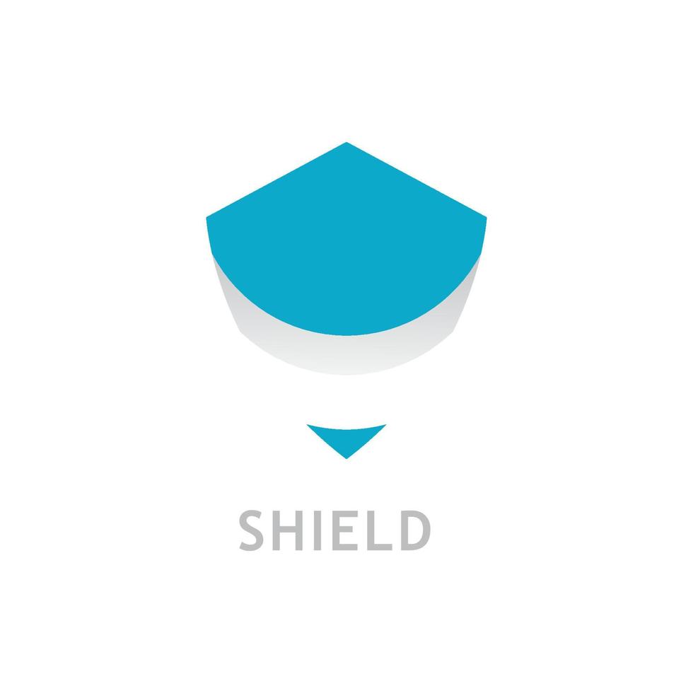 Shield logo template design. vector shield  icon