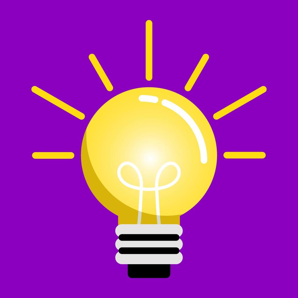 Light Bulb Vector Illustration