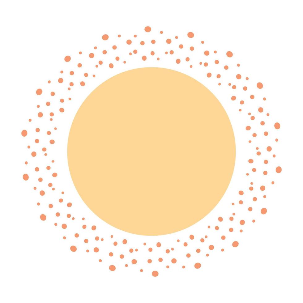 Sun baby print boho minimalist printed wall art geometric sunset print bohemian art vector artwork
