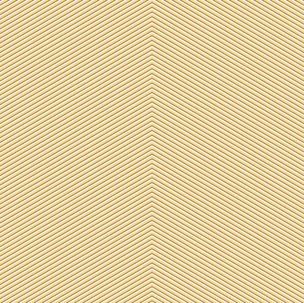 simetría geométrica forma de línea pequeña amarillo-rojo zig zag o chevron dimensional de fondo de patrón sin costuras. plantilla de esquina de caja de edificio de arquitectura moderna o concepto de elementos de decoración. vector