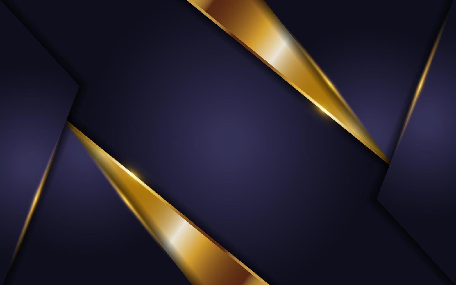 luxurious navy background with golden lines vector