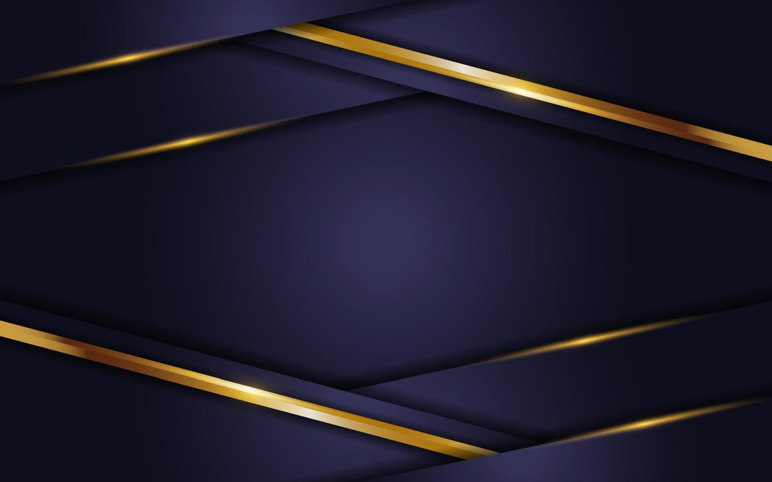 luxurious navy background with golden lines vector