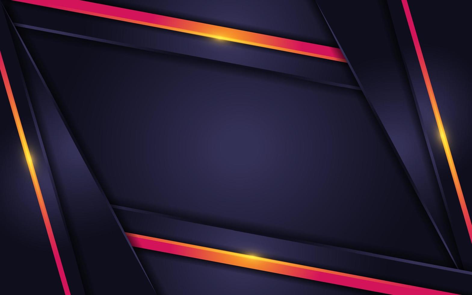 Modern futuristic on layer orange with dark navy background vector