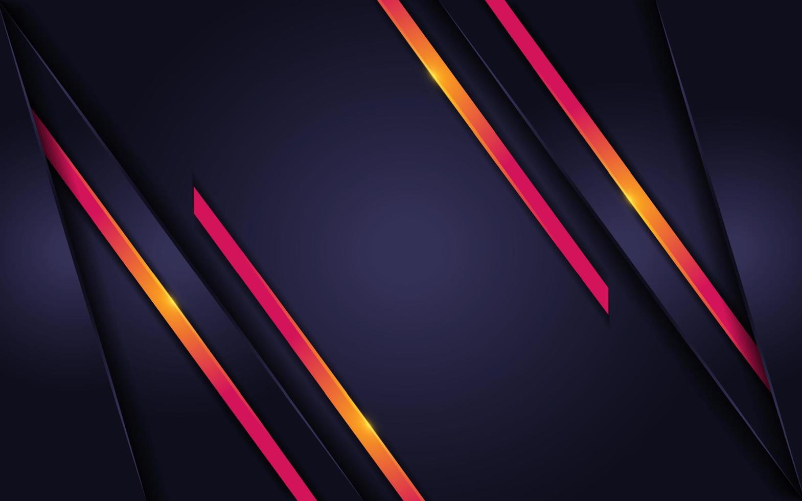 Modern futuristic on layer orange with dark navy background vector