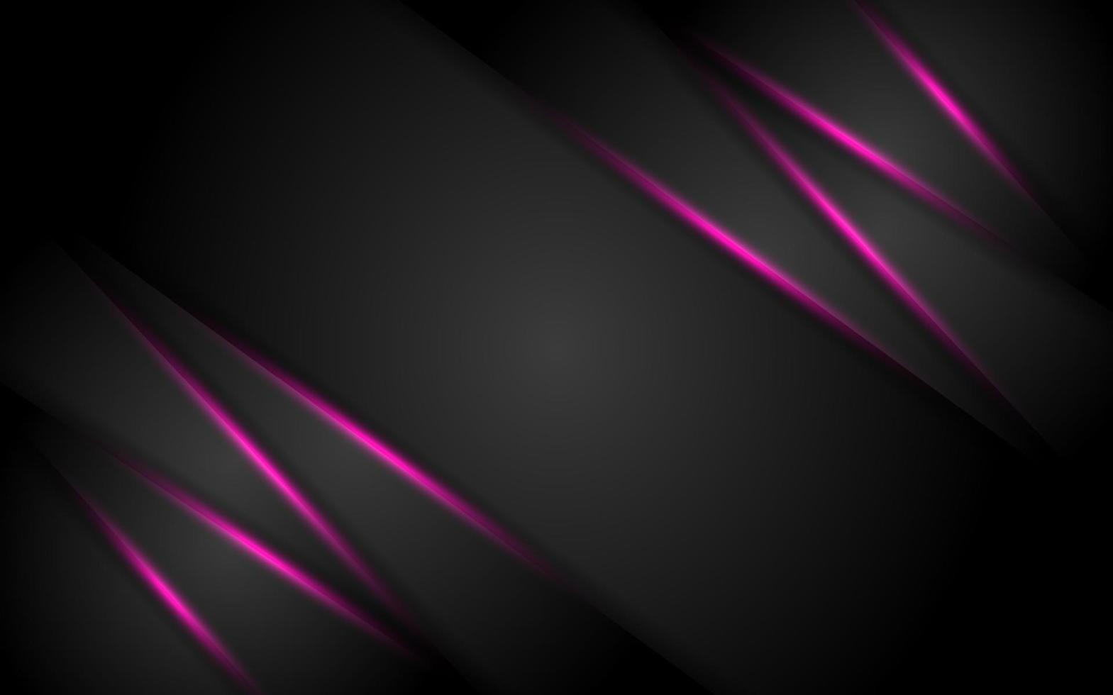 fondo oscuro abstracto con neón púrpura brillante vector