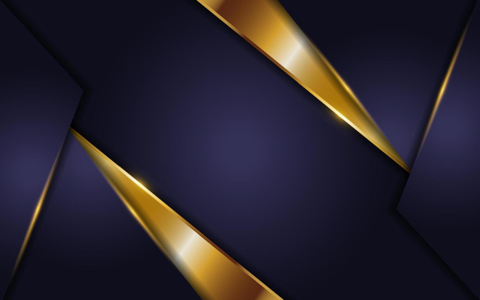 luxurious navy background with golden lines vector