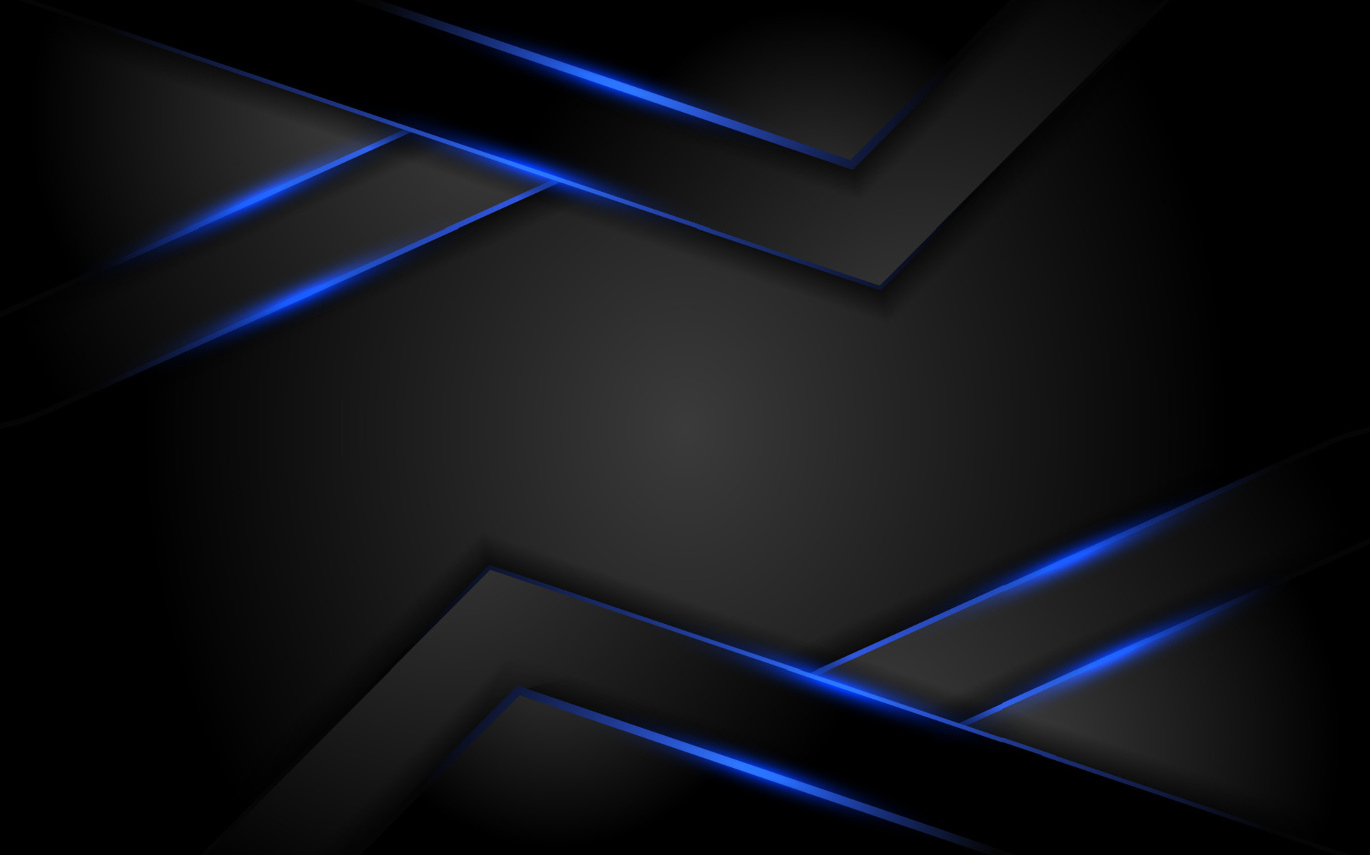 Abstract dark background with blue neon glowing 7169470 Vector Art at