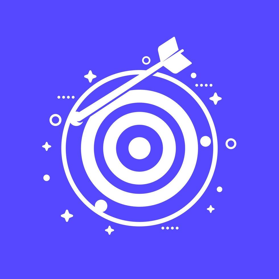 missed target icon for web vector