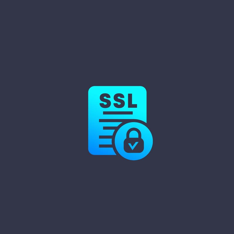 SSL vector icon