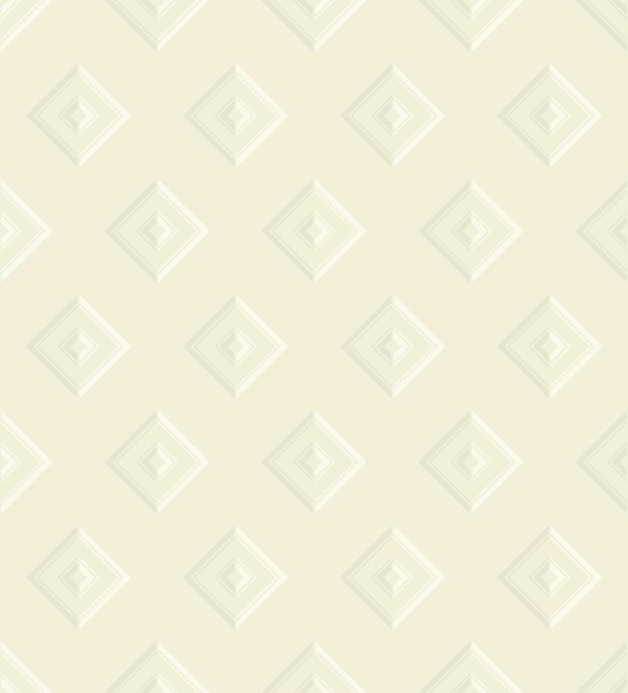 Geometric modern cream grey color square dimensional shape seamless pattern background. Use for fabric, textile, cover, interior decoration elements, wrapping. vector