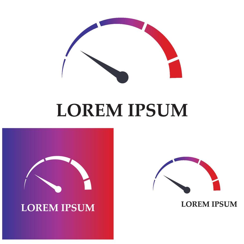 speedometer vector graphic design illustration template