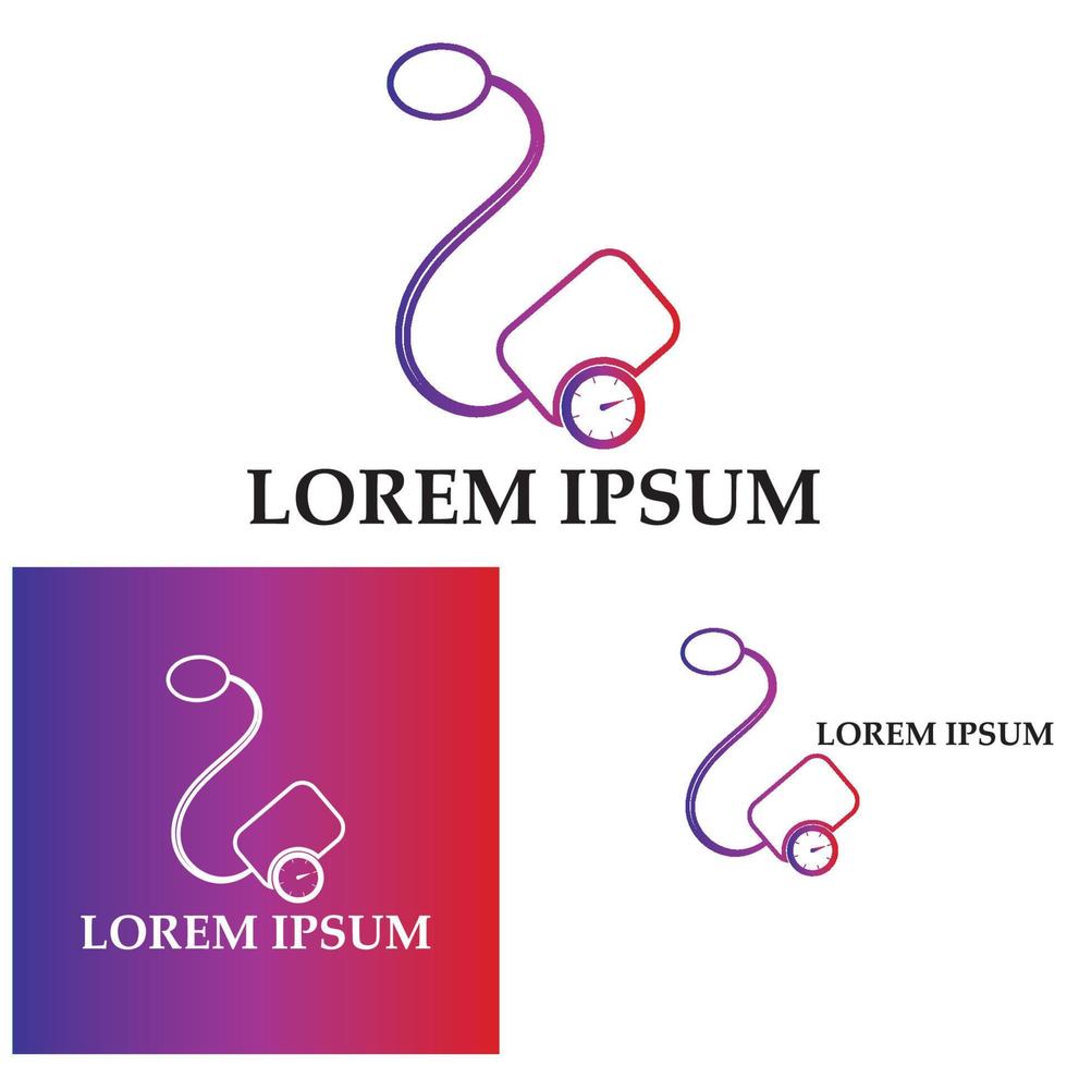 Medical mechanical tonometer icon vector