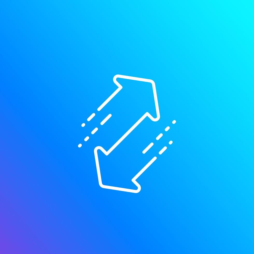 arrows, reverse, exchange vector icon