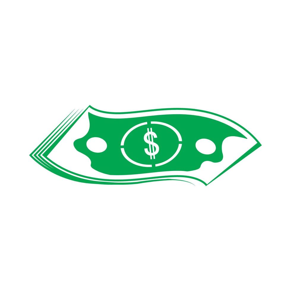 Dollar vector icon background template illustration