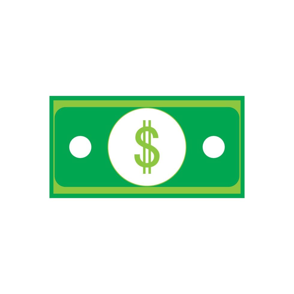 Dollar vector icon background template illustration