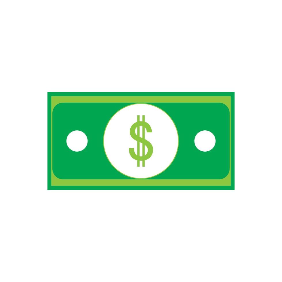 Dollar vector icon background template illustration