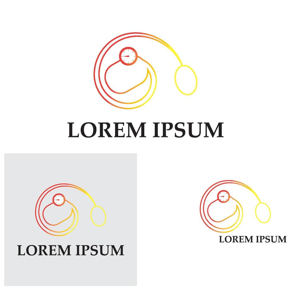 Medical mechanical tonometer icon vector