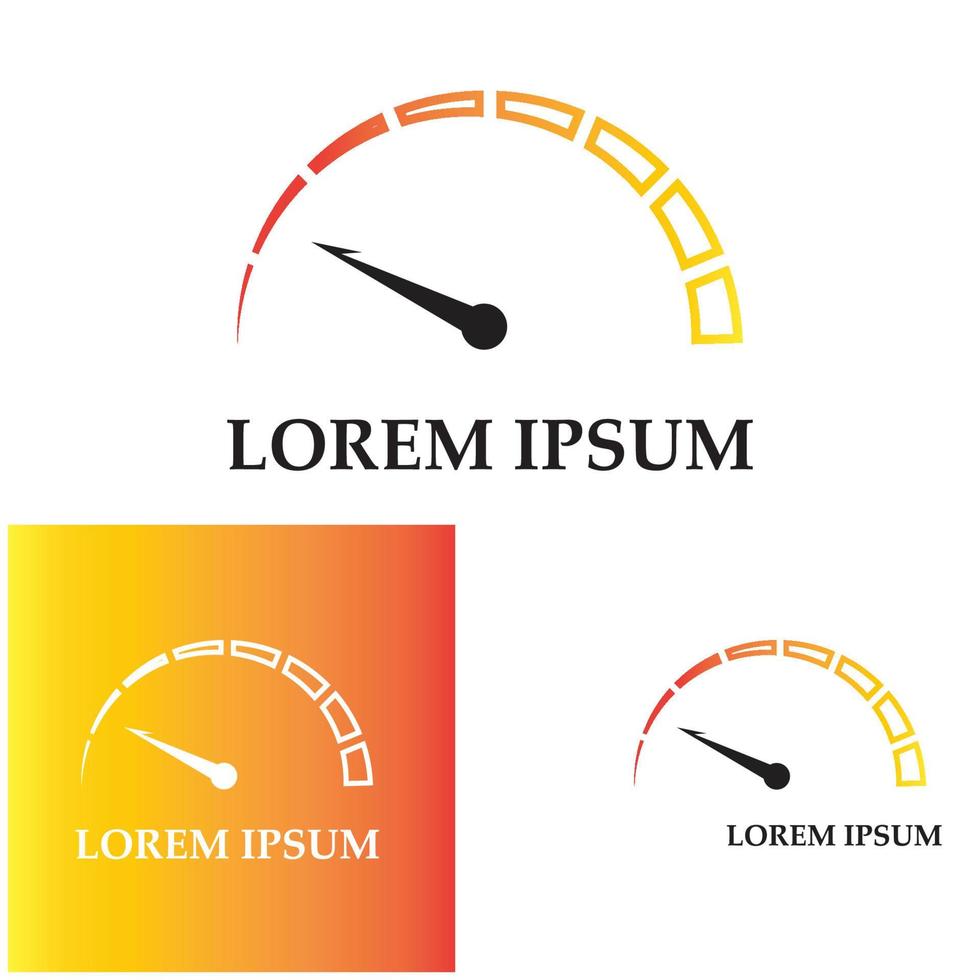 speedometer vector graphic design illustration template