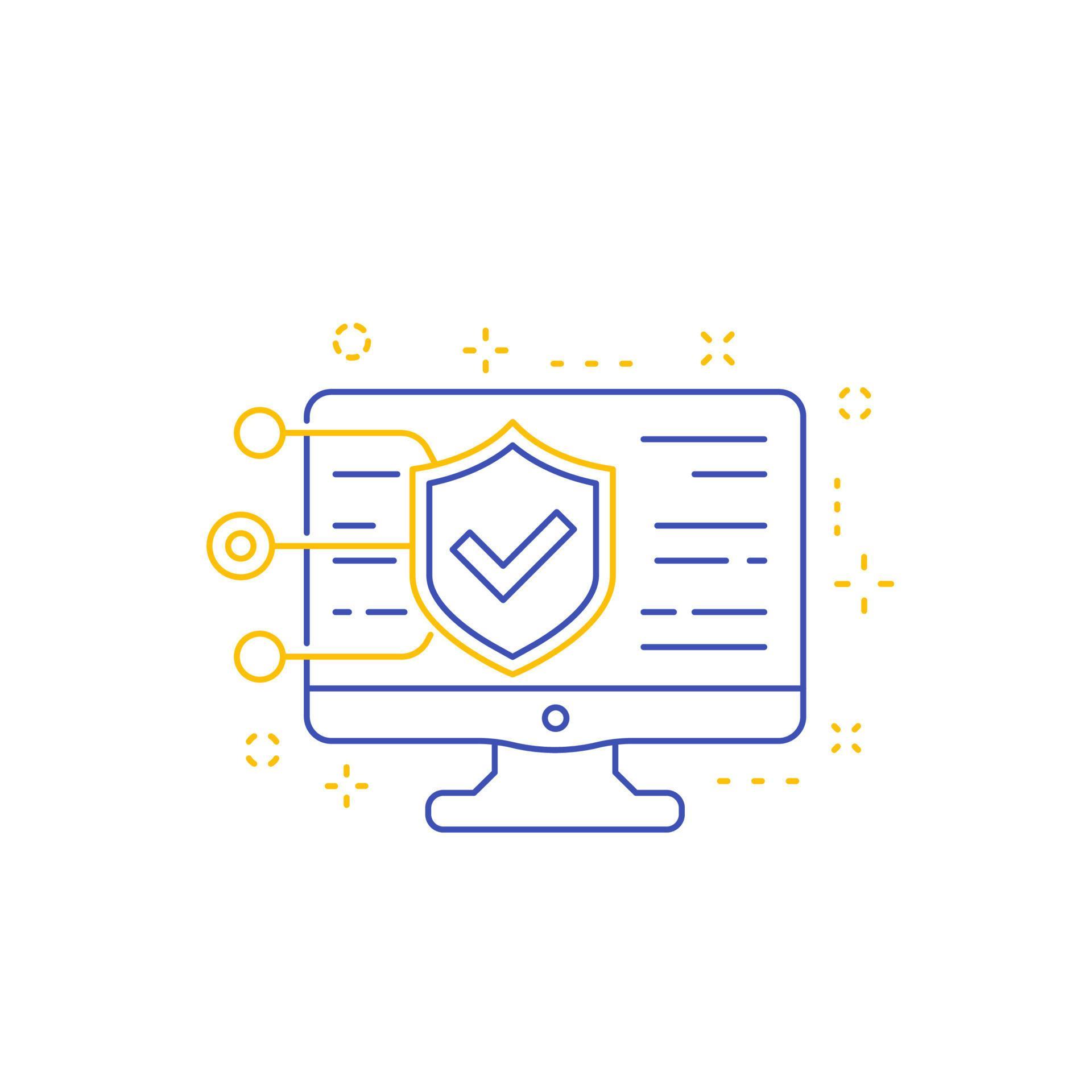 website security testing, vector line icon 7170129 Vector Art at Vecteezy