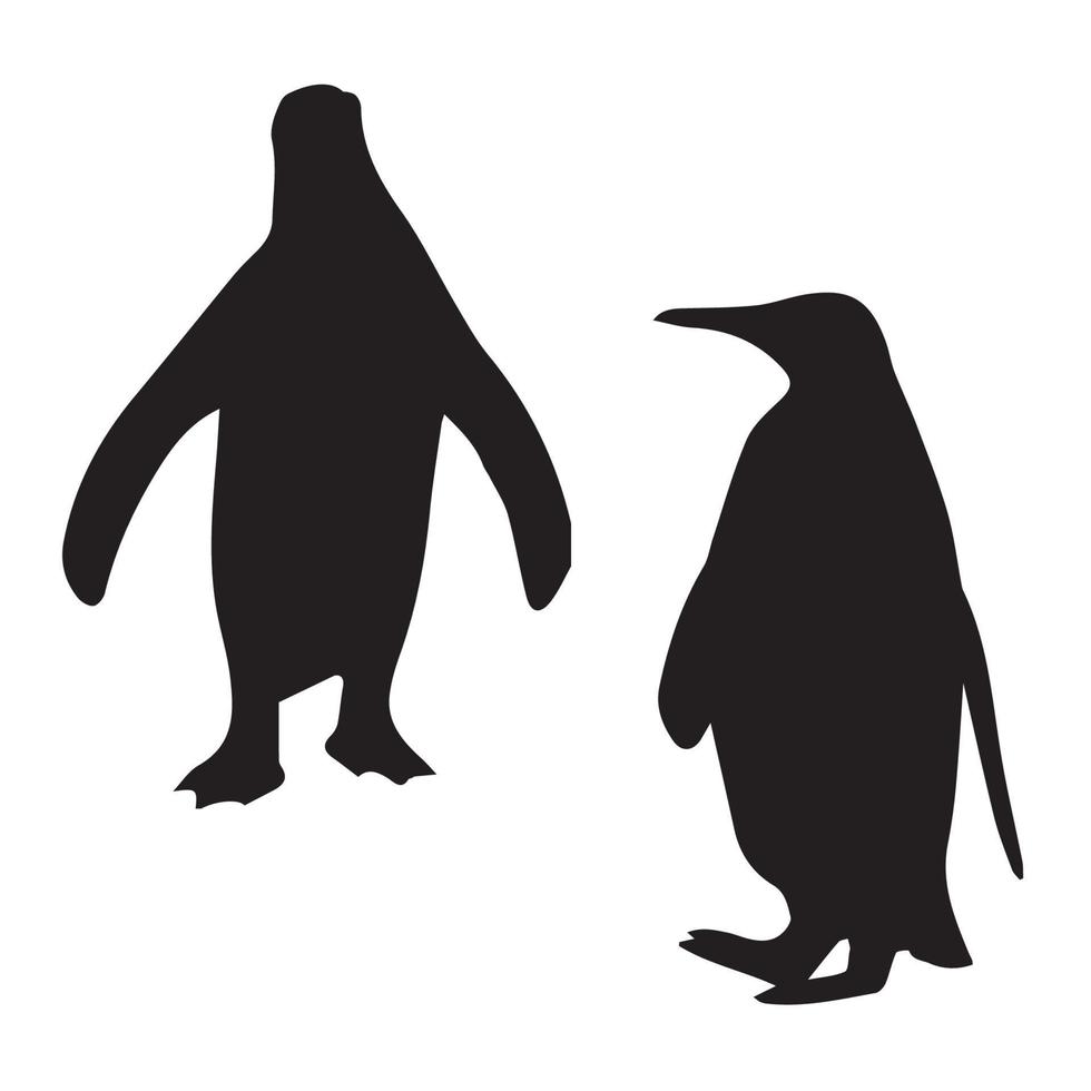 Penguin Silhouette Art vector