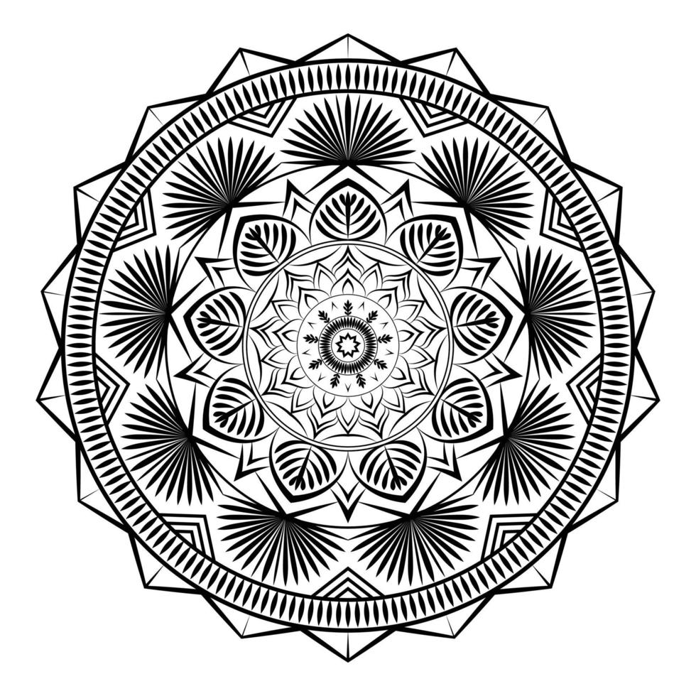 Islamic mandala background design with white background 7172984 Vector ...