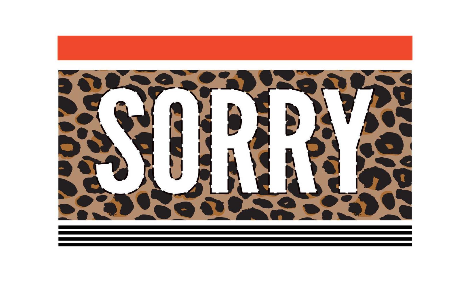 slogan Sorry Cool phrase graphic vector Print Fashion lettering calligraphy