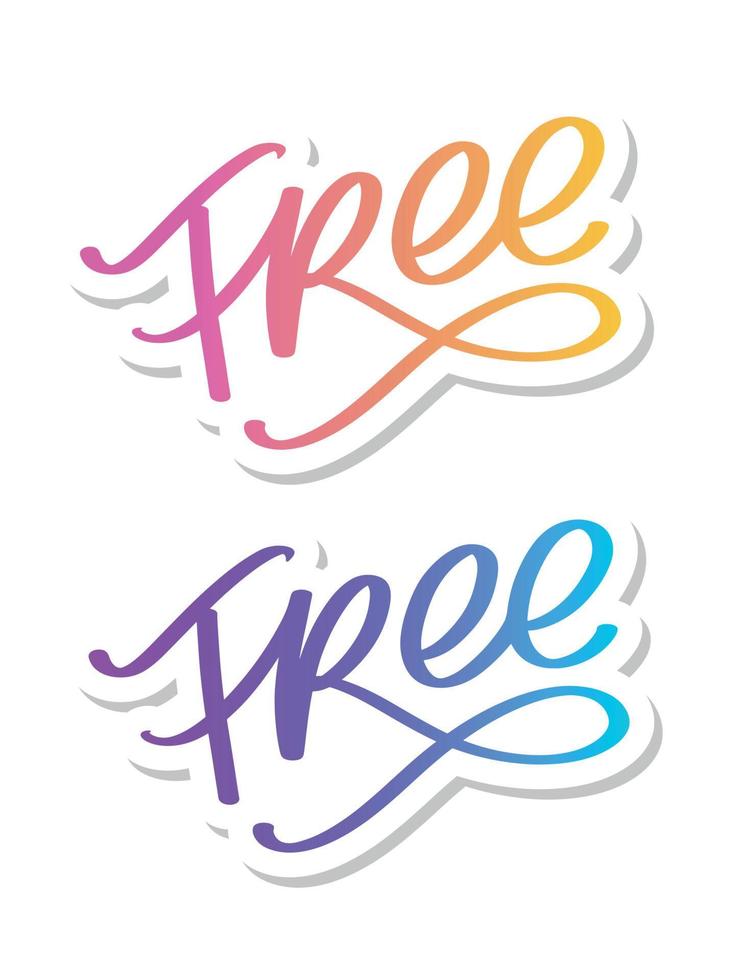 letras escritas a mano libre. pincel de caligrafía vectorial vector