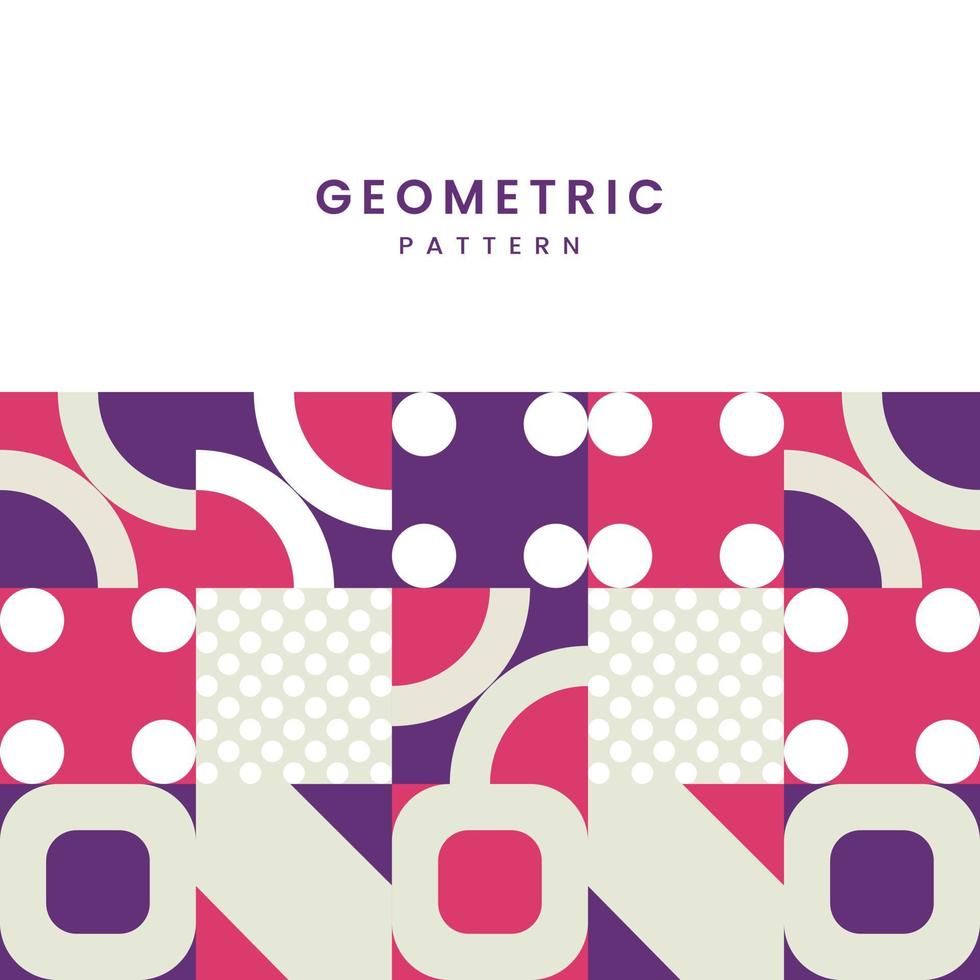 bg geométrico hecho de formas múltiples y elementos geométricos utilizados en patrones geométricos, vector