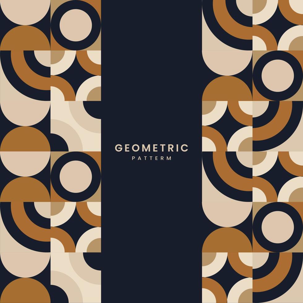 BROWN Geometrical textures constructed design for wallpaper and background style in vector abstract texture with Colored geometric shapes, useful for pattern design, background, poster art, VECTOR