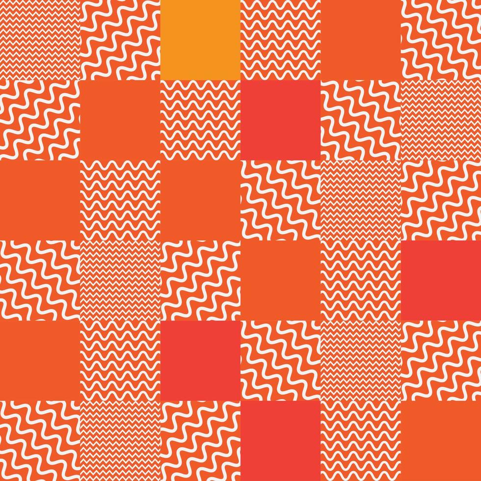 Orange color Geometrical texture design backgroun and Flat geometric covers style used for wallpaper, pattern, and  design vector