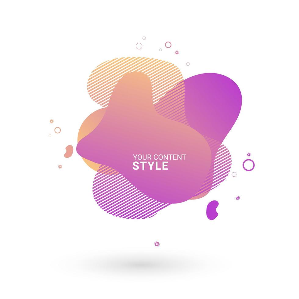 gradient purple infographi abstract Objects and curved Gradient abstractive design used for Options, banners, presentations, charts, flow Template. vector