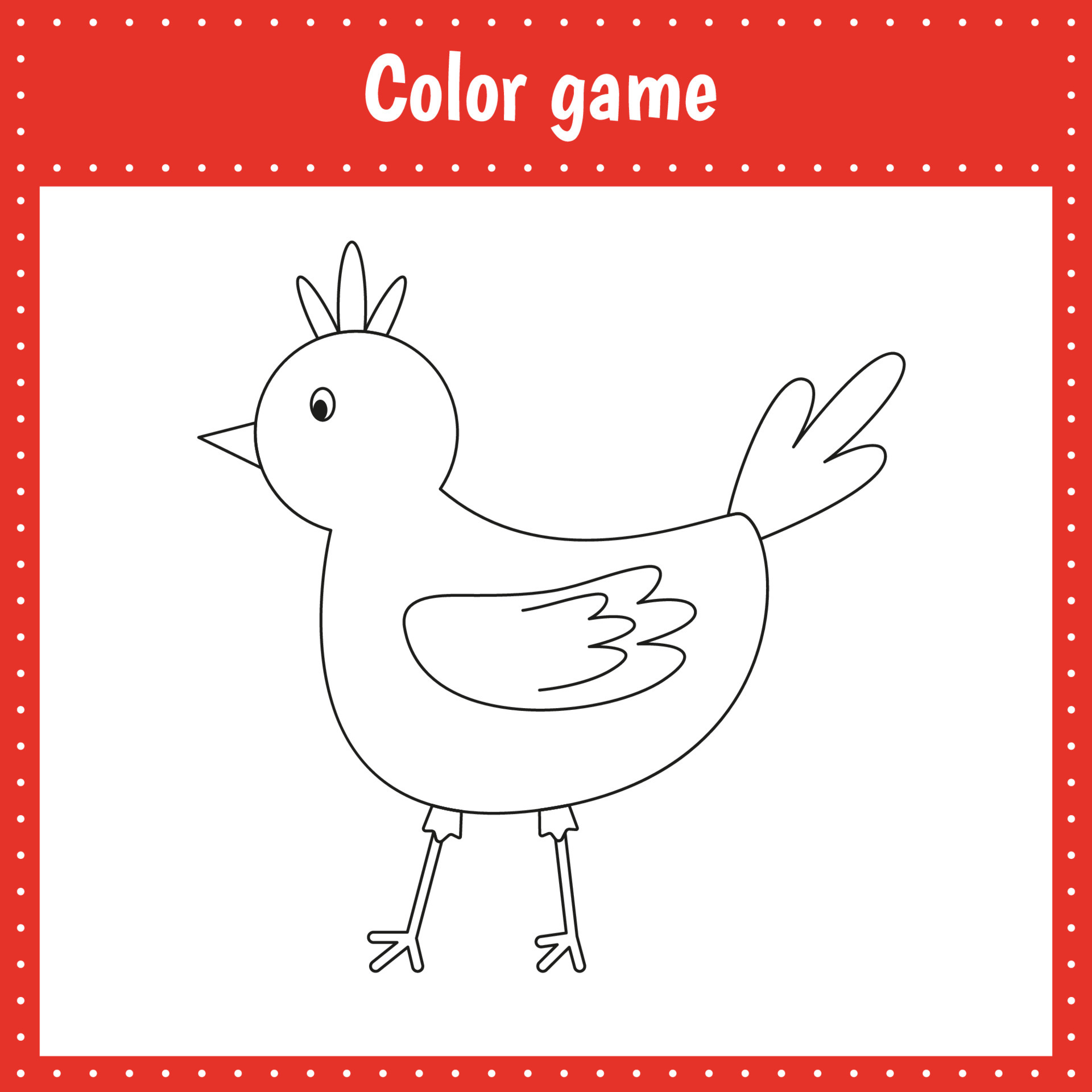 Chicken Coloring Pages - Free Printable Coloring Pages for Kids