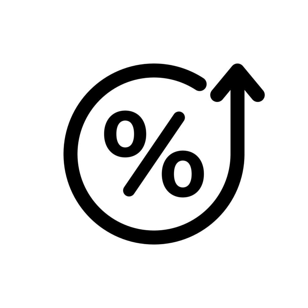 crédito de dinero bancario, documento de consumidor financiero de préstamo. por ciento, buena tasa de interés, hipoteca sin intereses. acuerdo de prestamo. ilustración vectorial vector