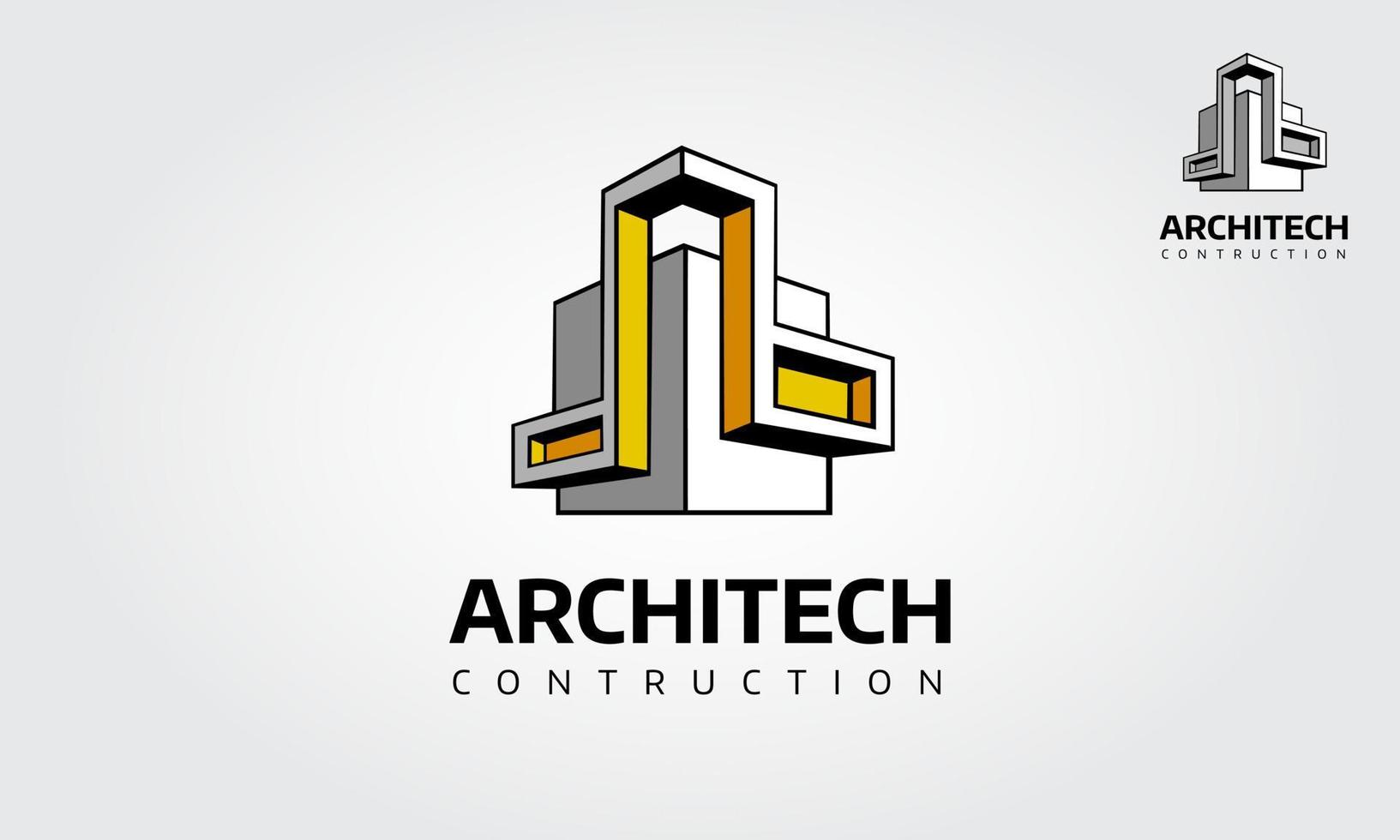 Construction Vector Logo Template. Architect Construction Idea.