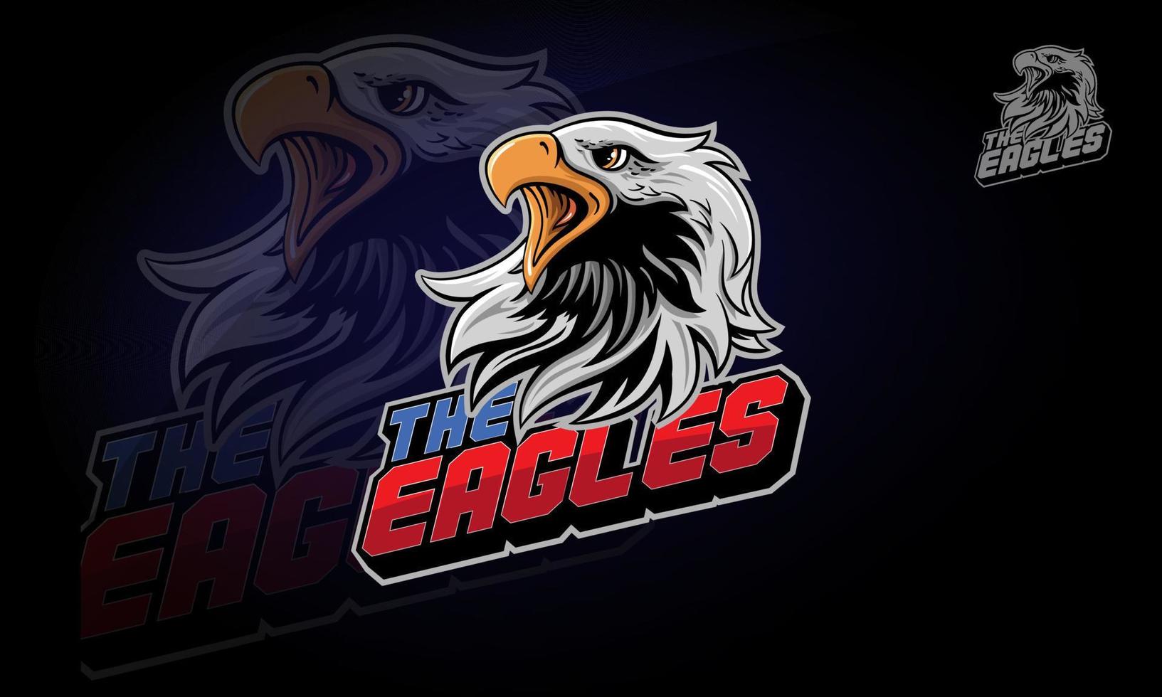 The Eagle Vector Logo Illustration.  Very sporty and easy to use. Eagle logo, suitable for sport business, racing, automotive, for all law firm, political organization, security, etc.