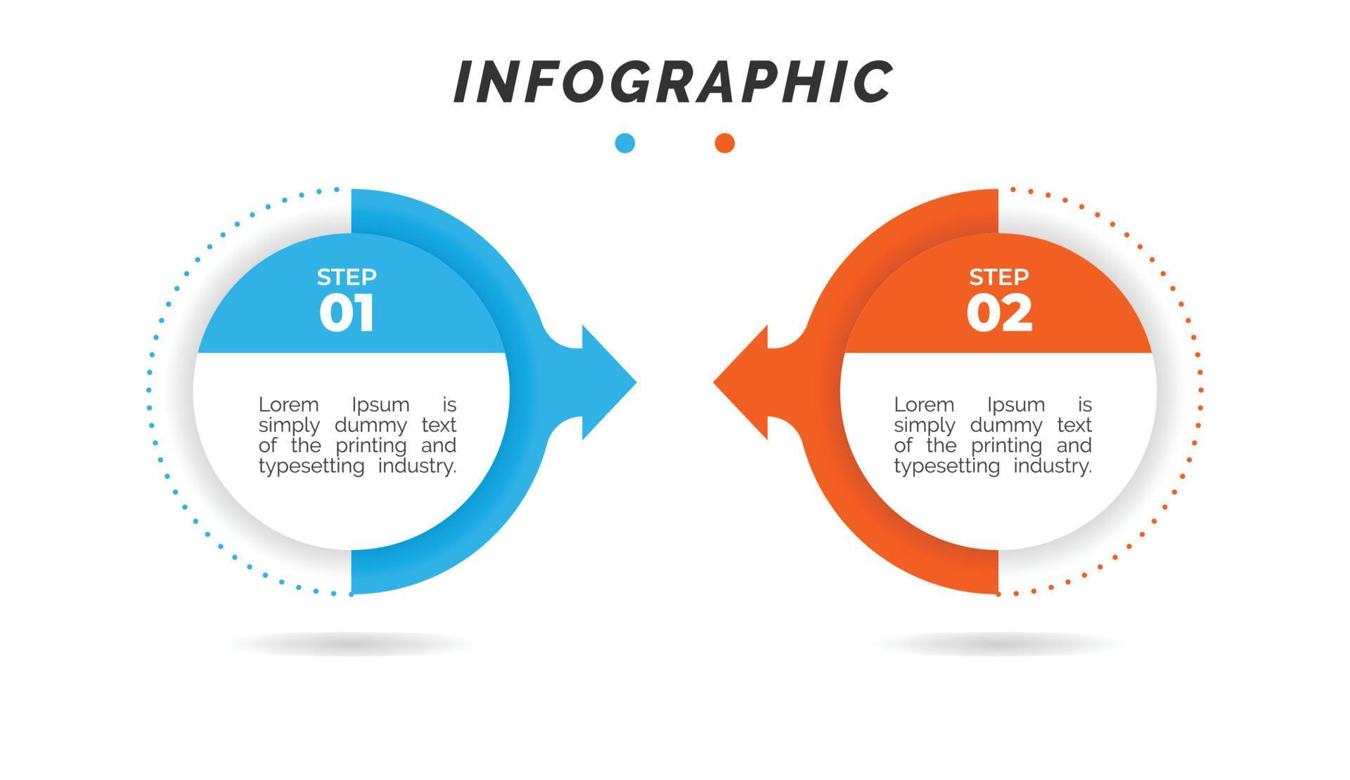 Business data visualization. Process chart. Abstract elements of graph ...