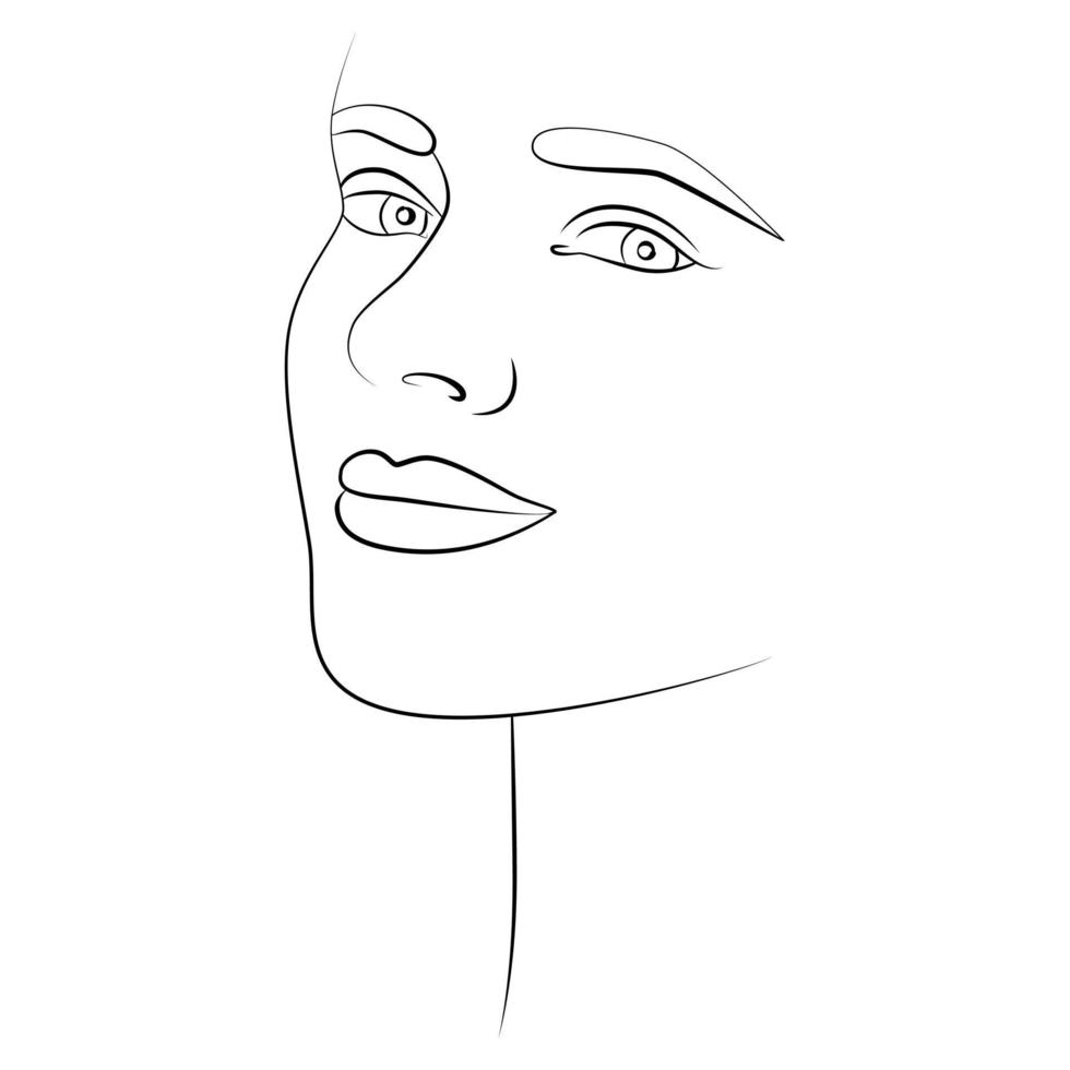 Design templates for social networks. Linear portrait. 7179714 Vector Art at Vecteezy Design Templates For Social Networks. Linear Portrait. 7179714 Vector Art At Vecteezy