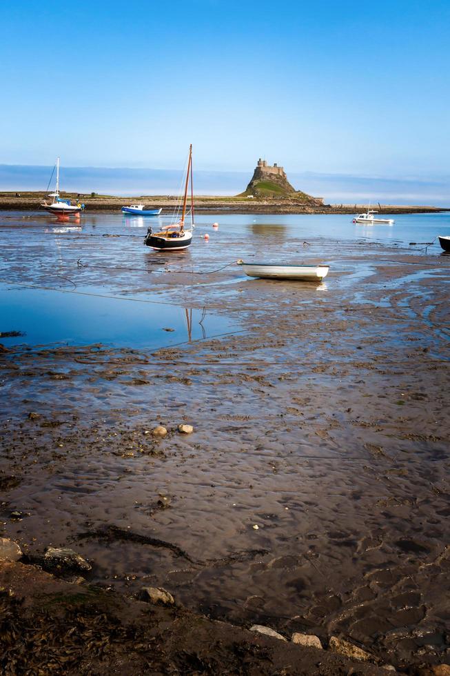 Low Tide at Holy island photo