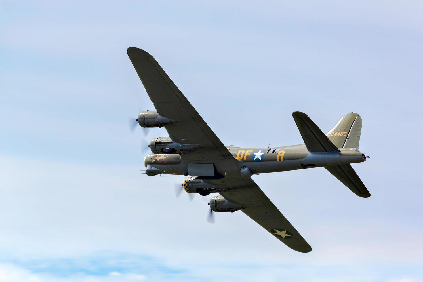 Shoreham, West Sussex, Reino Unido, 2011. Bombardero Boeing B17 de Memphis Belle foto