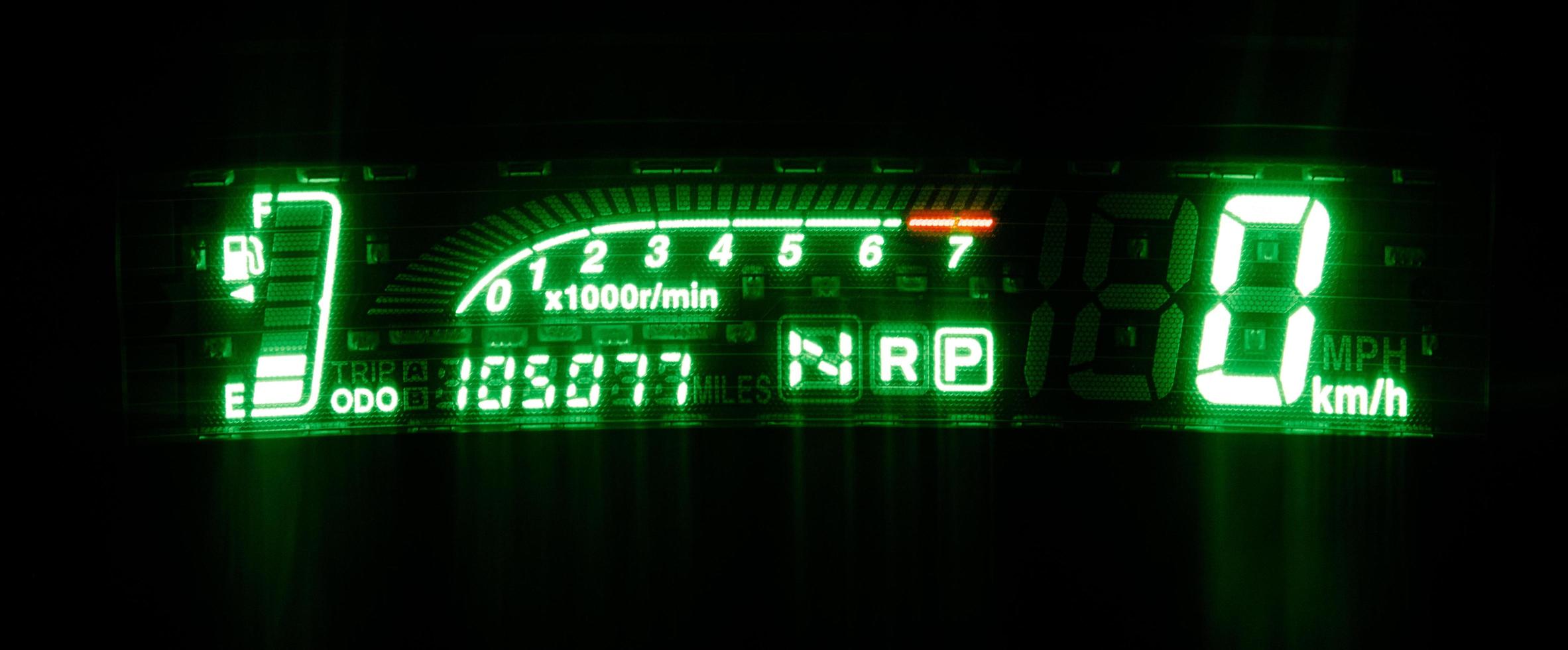closeup car dashboard photo