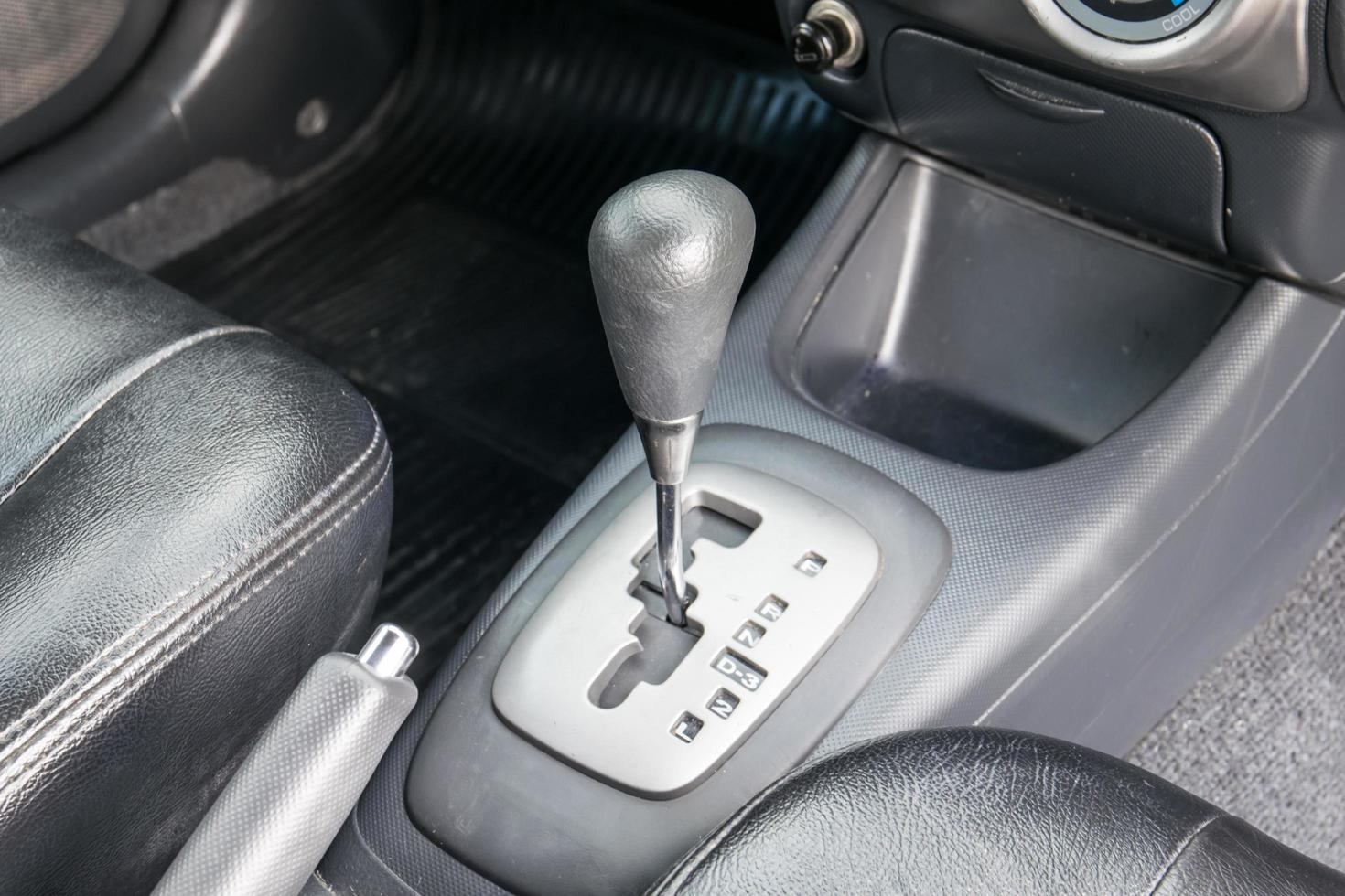 Automatic transmission gear shift. photo