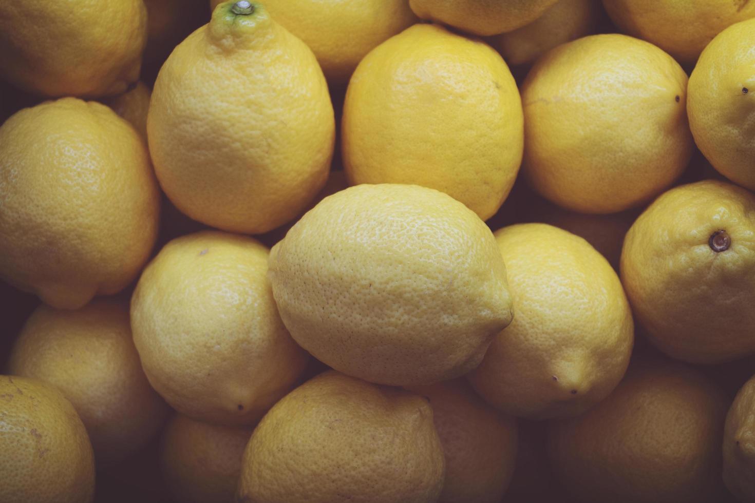 Bunch of raw lemons, Background of natural lemons photo