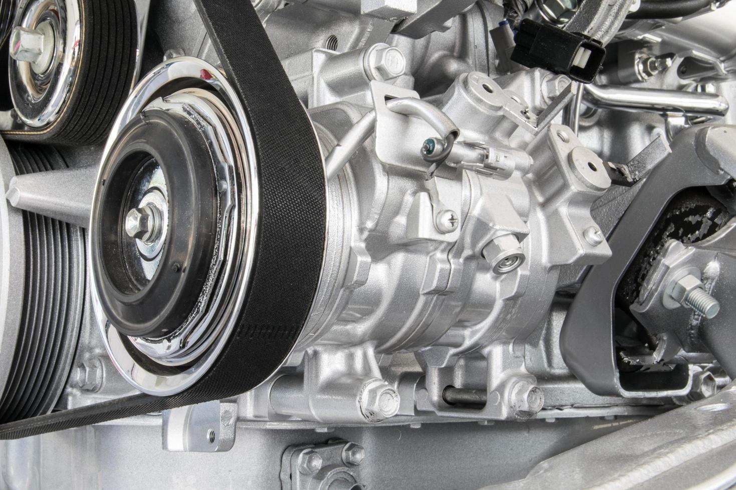 Part of car engine photo