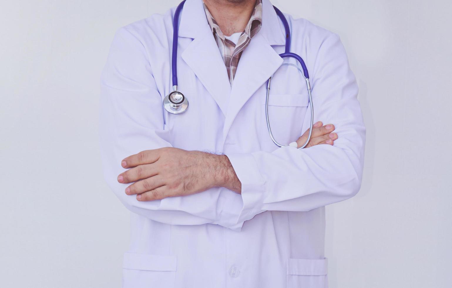 Man doctor professional standing photo