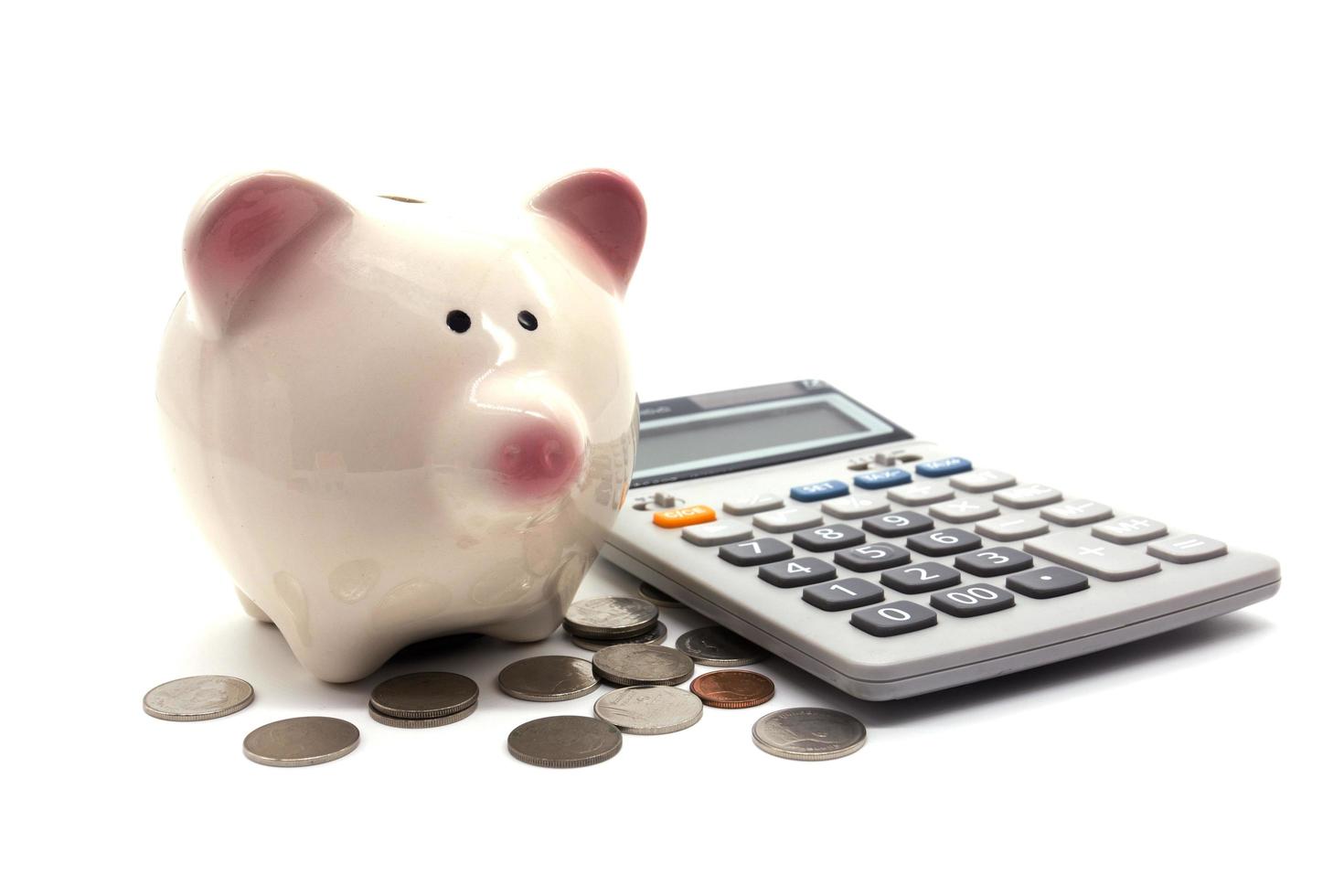 Piggybank and money photo