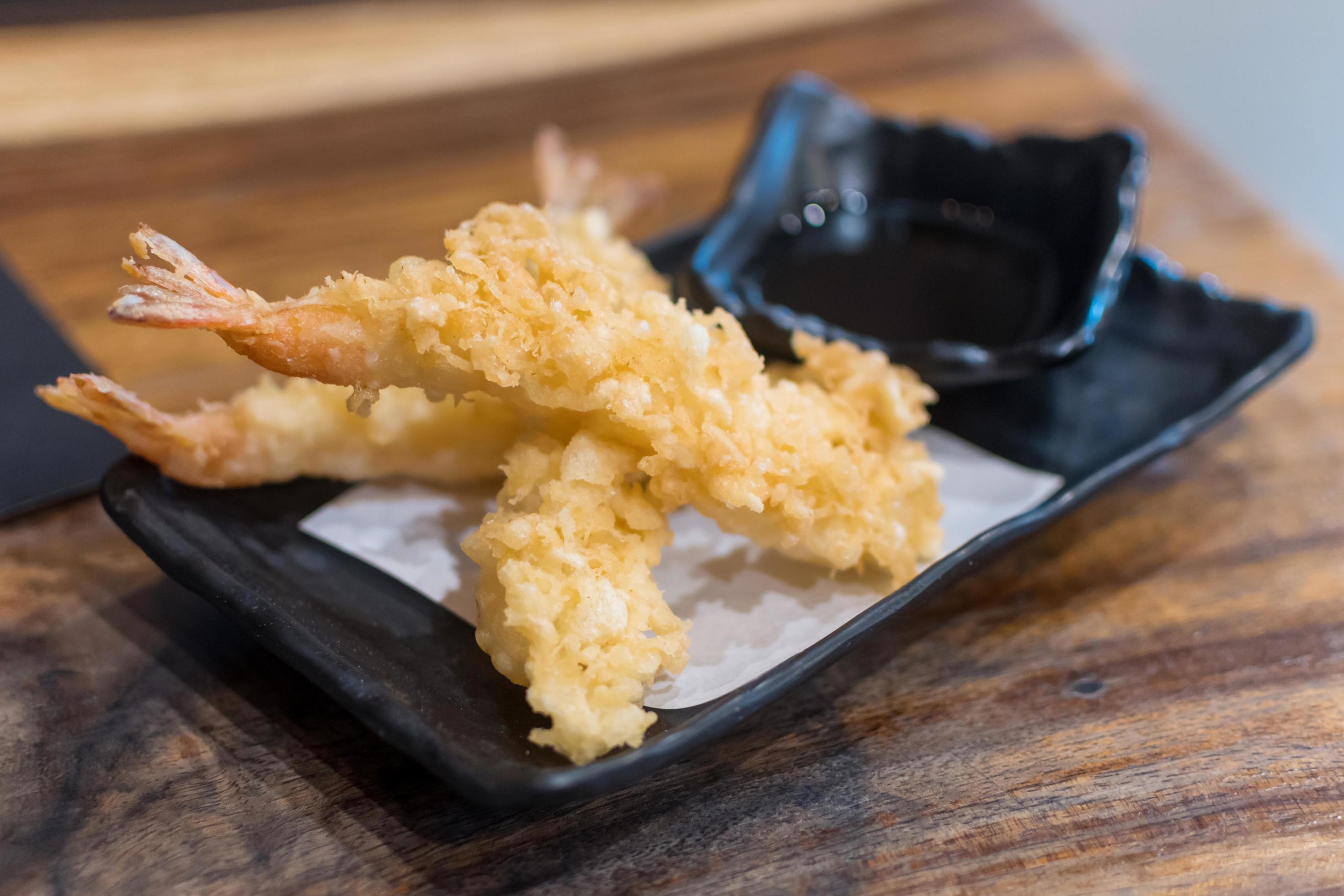 delicious tempura. Tempura Shrimps. Japanese Cuisine 7184273 Stock
