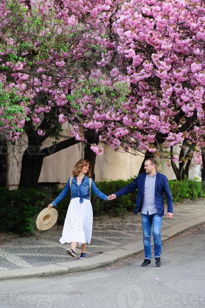 Love affair. Portrait of charming couple photo