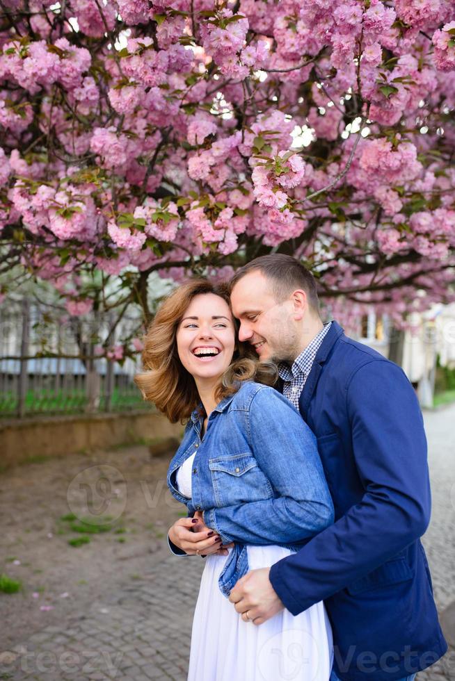 Love affair. Portrait of charming couple photo