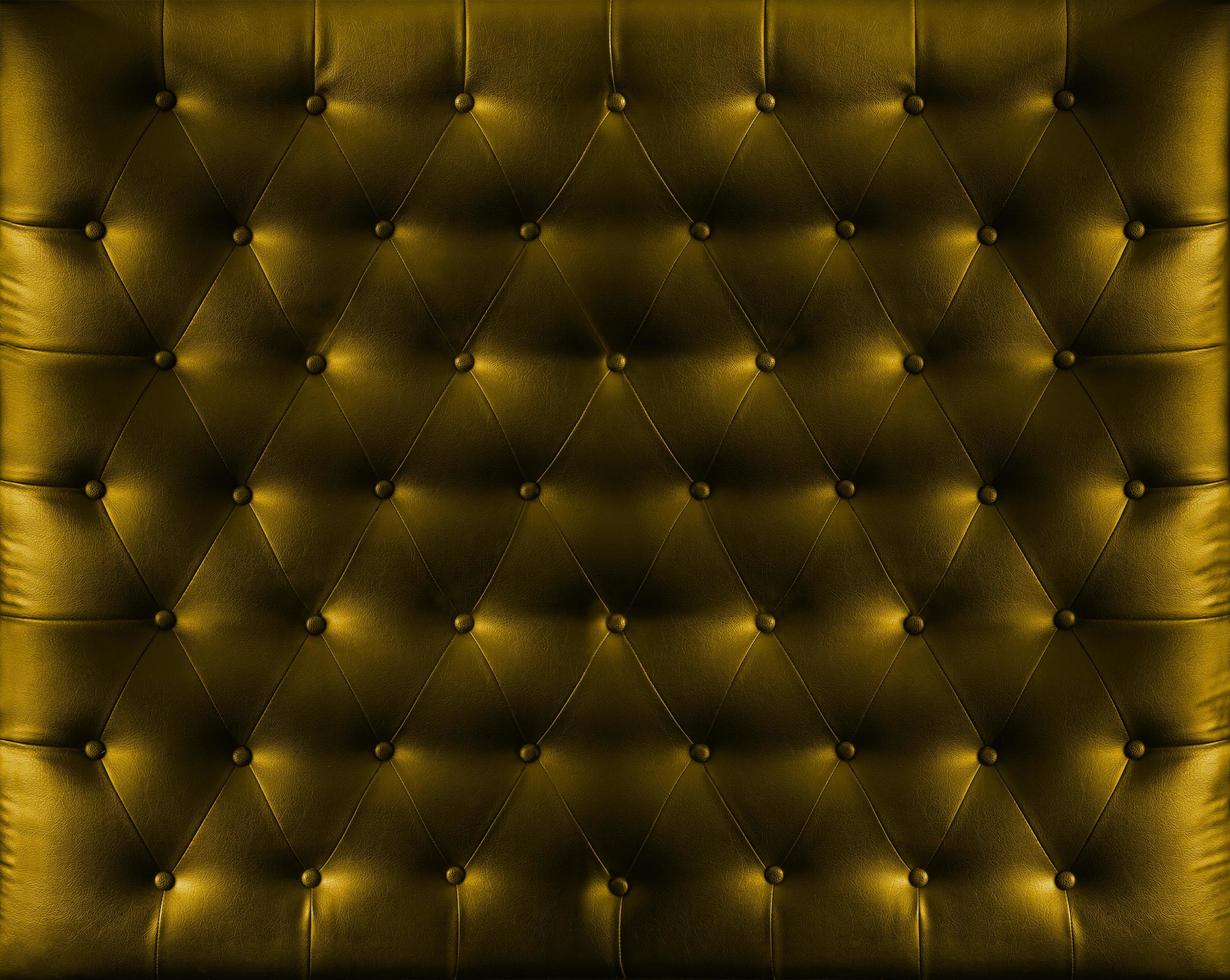 Close up retro chesterfield style, capitone textile background photo
