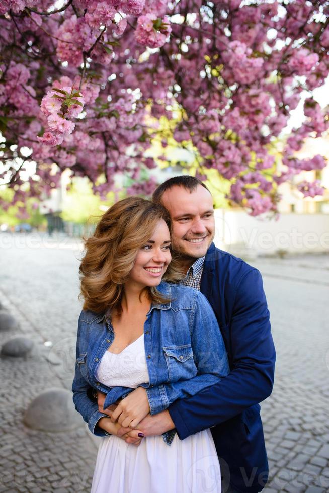 Love affair. Portrait of charming couple photo